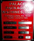 Used Palace Packing Model B3B-PO-A Inline Bottle Orienter. Machine is rated at speeds up to 300 bottles per minute. Does handle, neck, and panel orienting. Inline unit for installation over conveyors...