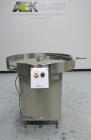 Used Cozzoli Machine Company Rotary Unscrambling/Accumulation Table, Model UT-AT36. 36