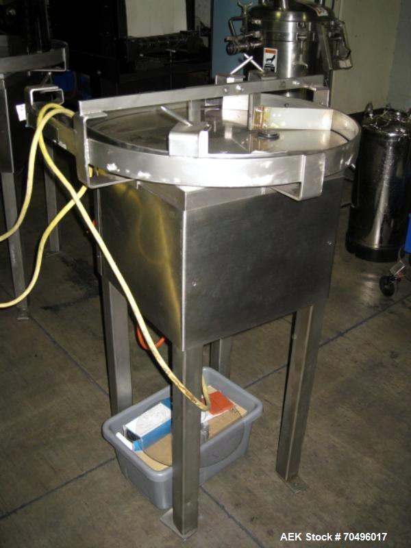 Used Accumulation Table, 24" Diameter Stainless