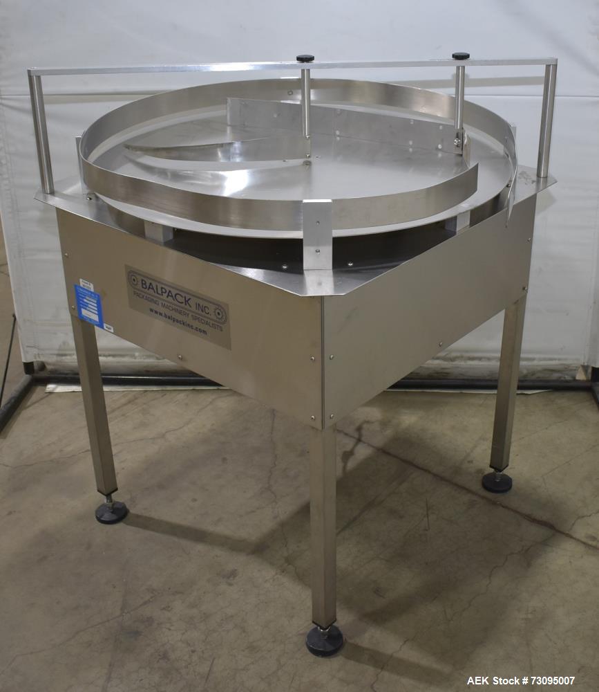 Balpack 36" Rotary Unscrambling Accumulation Table