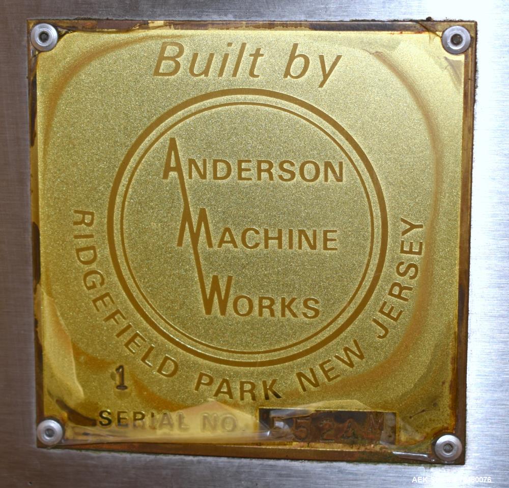 Used Anderson Machine Works 48" Stainless Steel Turntable.