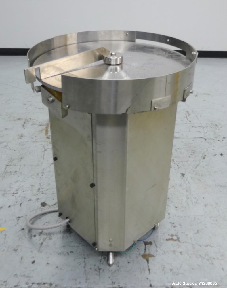 Used- Cozzoli Machine Company Model AT24-957 Rotary Accumulation Table