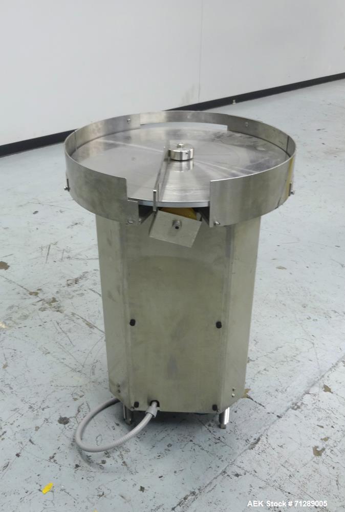 Used- Cozzoli Machine Company Model AT24-957 Rotary Accumulation Table