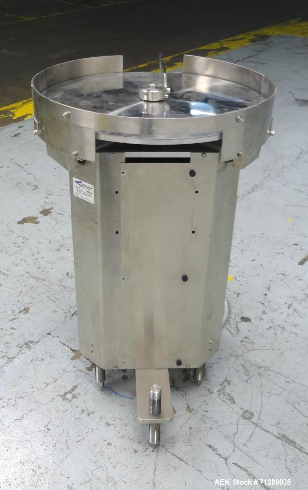 Used- Cozzoli Machine Company Model AT24-957 Rotary Accumulation Table