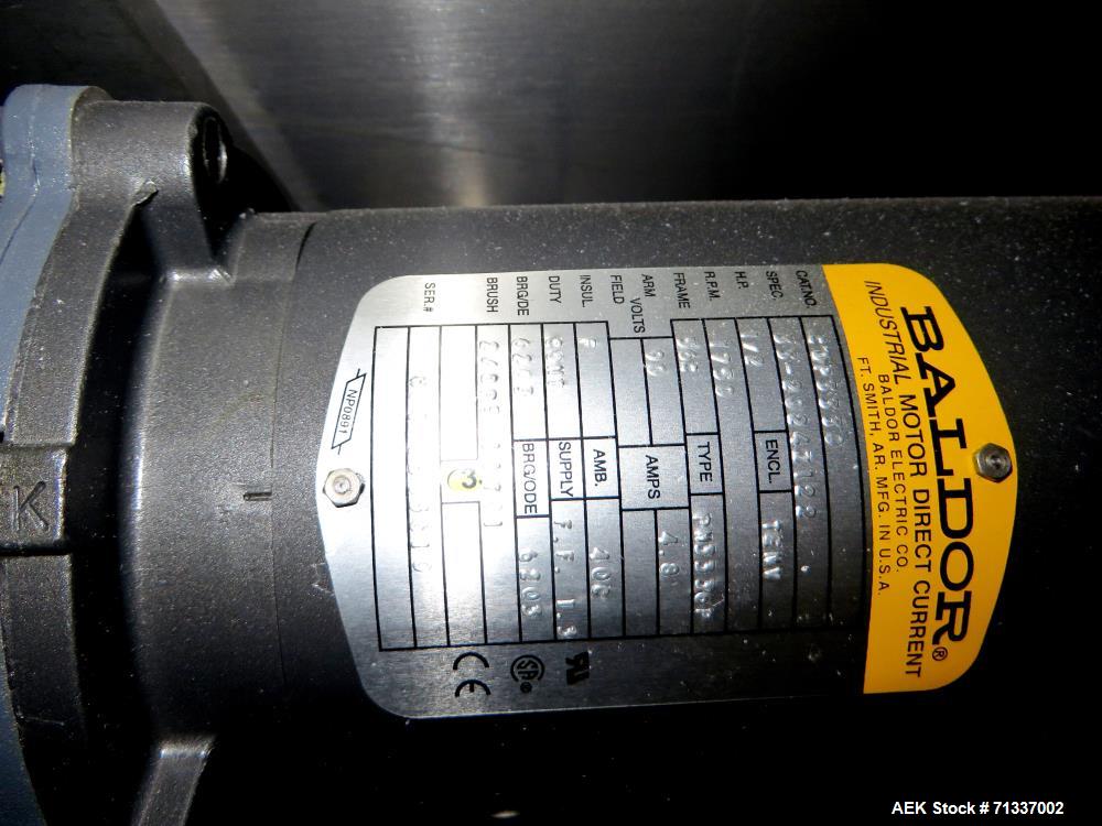 Used DL Tech Model DLTTS-72C Rotary Accumulation Table