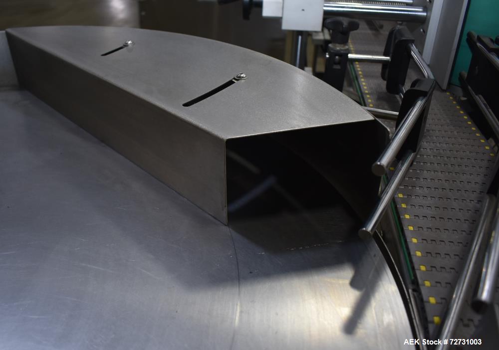 Used Eastey 36" Accumulation Table, Model TT360500. 1/60/110 Volt, 5 Amp. Serial# TTS36200602.