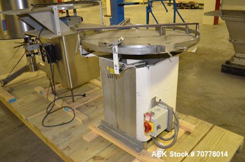 Used 36" diameter Rotary Turn Table. Has mild steel base. Stainless disc.