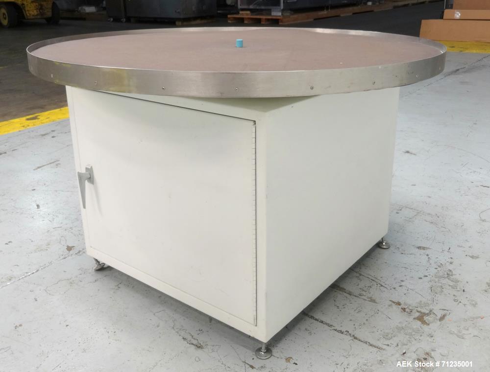 Used 48" Diameter Rotary Turntable/Accumulation Table