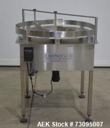 Used- Ballpack Rotary Unscrambling Accumulation Table. Serial# 141020-1. 1/60/110 Volt.