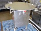 Used Accraply Accumulation Table, Model 42, Stainless Steel. 42’’ diameter table, 1/60/115 volt.