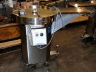 Used Cozzoli Machine Company Acummulating Table, Model AT24, Stainless Steel. 24