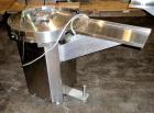 Used Cozzoli Machine Company Acummulating Table, model UT24, stainless steel. 24