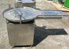 USED: Hull unscrambler/accumulating table, model 24U30. 30