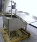 Used Kalish Unscrambler Accumulating Table, model 7500, 304 stainless steel. 36