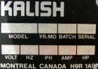 Used Kalish Unscrambler Accumulating Table, model 7500, 304 stainless steel. 36