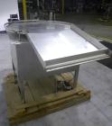 Used Kalish Unscrambler Accumulating Table, model 7500, 304 stainless steel. 36