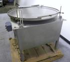 Used Kalish Unscrambler Accumulating Table, model 7500, 304 stainless steel. 36