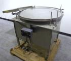 Used Kalish Unscrambler Accumulating Table, model 7500, 304 stainless steel. 36