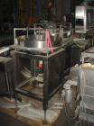 Used Stainless Steel Accumulating Table, 24' diameter