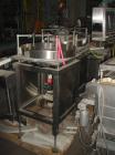 Used- Stainless Steel Accumulating Table, 24' diameter