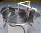 Used Stainless Steel Rotary Accumulation Table. Has 36