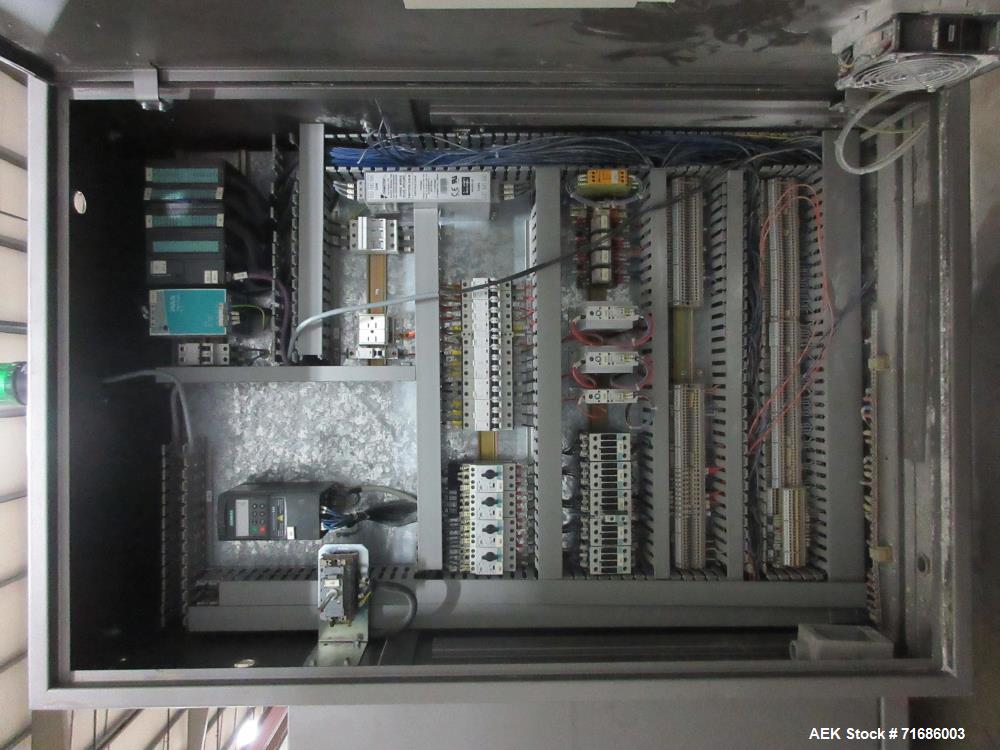 Used IMA BFB Automatic Overwrapping Machine. Model 3711U