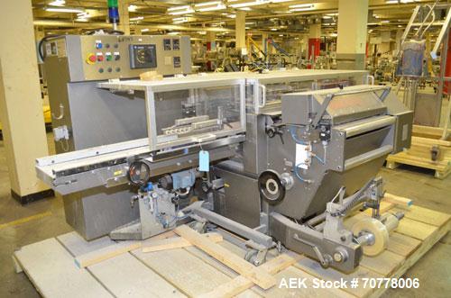 Used BFB (IMA) Model 3701U automatic, 4 point, overwrapper. Capable of speeds up to 150 packages per minute. Package size range: (Length or A) 40mm to 125mm  (Height or B)  23mm to 90mm (Width or C) ...