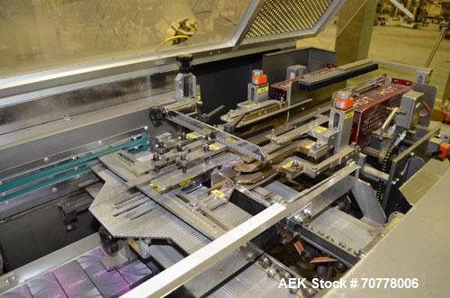 Used BFB (IMA) Model 3701U automatic, 4 point, overwrapper. Capable of speeds up to 150 packages per minute. Package size range: (Length or A) 40mm to 125mm  (Height or B)  23mm to 90mm (Width or C) ...