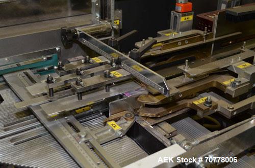Used BFB (IMA) Model 3701U automatic, 4 point, overwrapper. Capable of speeds up to 150 packages per minute. Package size range: (Length or A) 40mm to 125mm  (Height or B)  23mm to 90mm (Width or C) ...