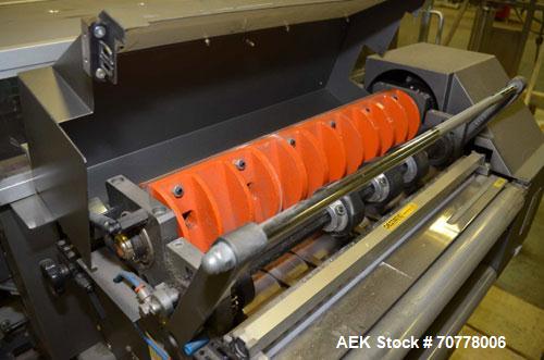 Used BFB (IMA) Model 3701U automatic, 4 point, overwrapper. Capable of speeds up to 150 packages per minute. Package size range: (Length or A) 40mm to 125mm  (Height or B)  23mm to 90mm (Width or C) ...