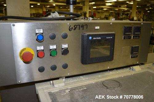 Used BFB (IMA) Model 3701U automatic, 4 point, overwrapper. Capable of speeds up to 150 packages per minute. Package size range: (Length or A) 40mm to 125mm  (Height or B)  23mm to 90mm (Width or C) ...