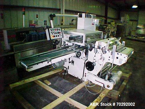 Used BFB 3711 (6) sided overwrapper and bundler capable of speeds up to 110 packages per minute. Package size range: (Length) 40mm - 175mm (height) 25mm to 90mm (depth-across the infeed conveyor) 55 ...