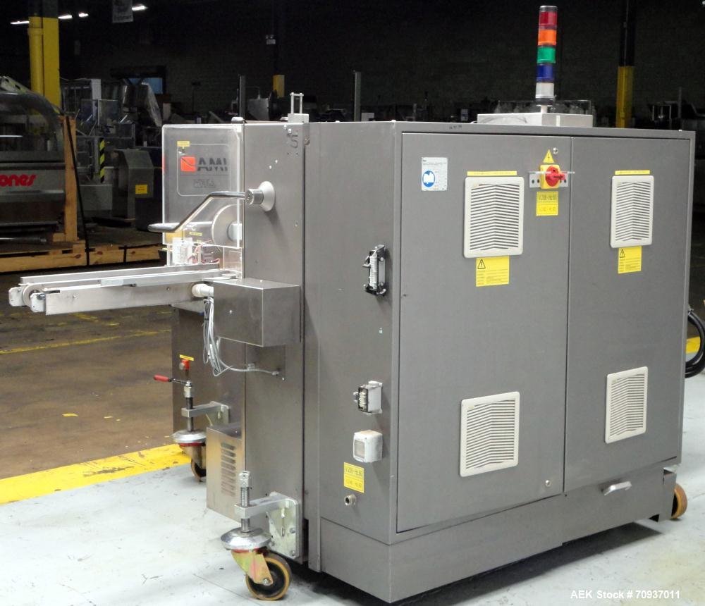 Used- BFB (IMA) Model AC-120 Diefold Carton Over Wrapper