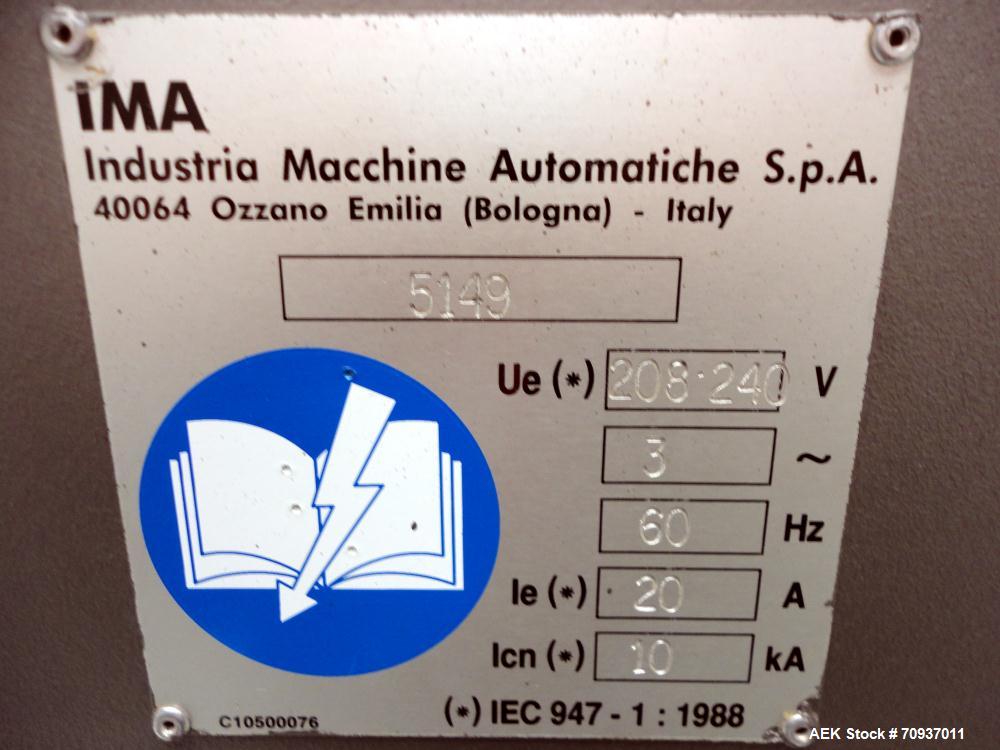 Used- BFB (IMA) Model AC-120 Diefold Carton Over Wrapper