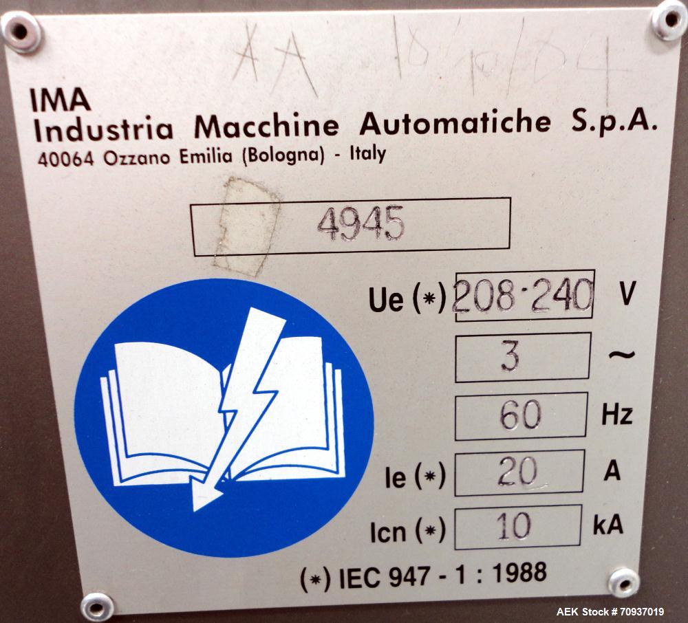 Used- BFB (IMA) Diefold Carton Over Wrapper. Model AC-120