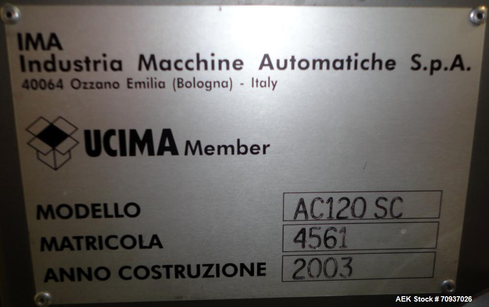 Used BFB (IMA) Model AC-120 Diefold Carton Over Wrapper