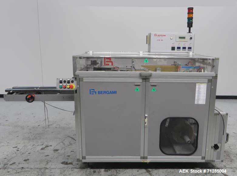 Used Bergami Model CM 40 Die Fold Carton Overwrapper