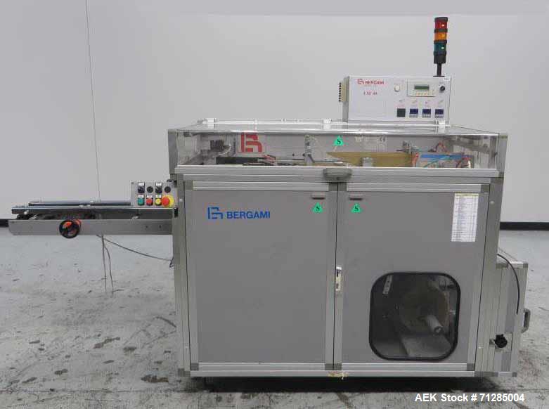 Used- Bergami Model CM 40 Die Fold Carton Overwrapper