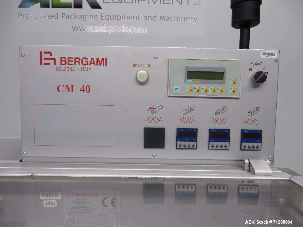 Used Bergami Model CM 40 Die Fold Carton Overwrapper