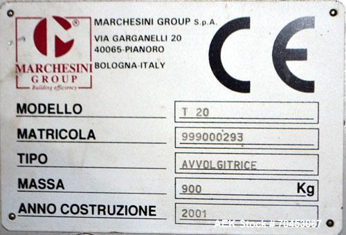 Used- Marchesini Model T20 Die Fold Carton Overwrapper
