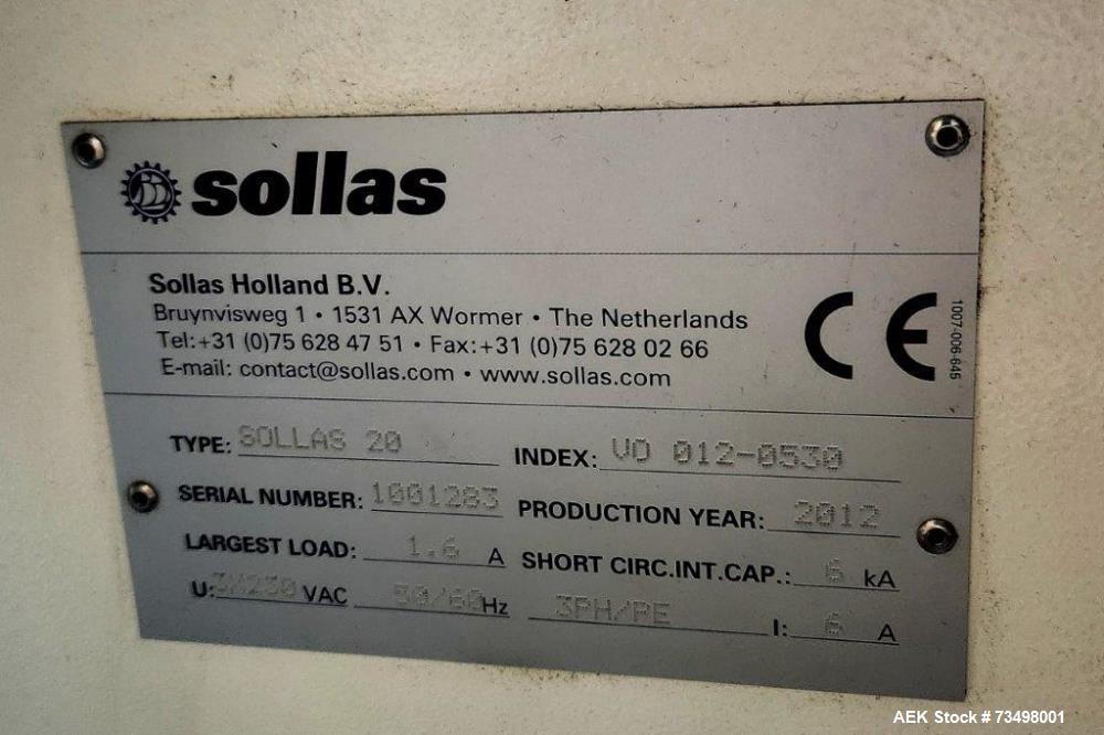 Used Sollas Model 20 Die Fold Overwrapper | Tear Tape | 50 PPM | CE Certified | Cosmetics Use