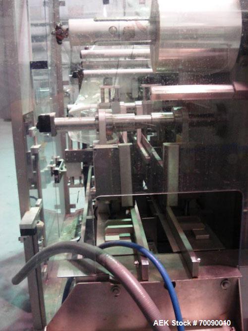 Used Uhlmann Model E3060 overwrap bundler. Capable of speeds up to 60 bundles per minute or 500 cartons per minute.Maximum carton size: 130mm x 150mm x 250mm. Has carton upstacker for collation. Max ...
