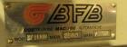 Used BFB Carton Bundler Model 3711ABV, Stainless Steel. Built: 1992. Serial no.: 2660.