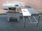 Used Mettler Toledo Wrapper, Model 645 XL-45, 90 degree conveyor, 3' accumulator table.