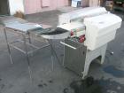 Used Mettler Toledo Wrapper, Model 645 XL-45, 90 degree conveyor, 3' accumulator table.