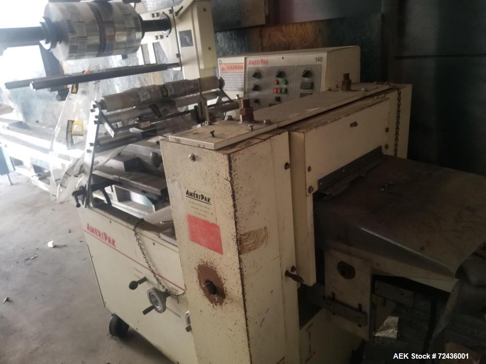 Used-Ameripak Model 140 Horizontal Flow Wrapper