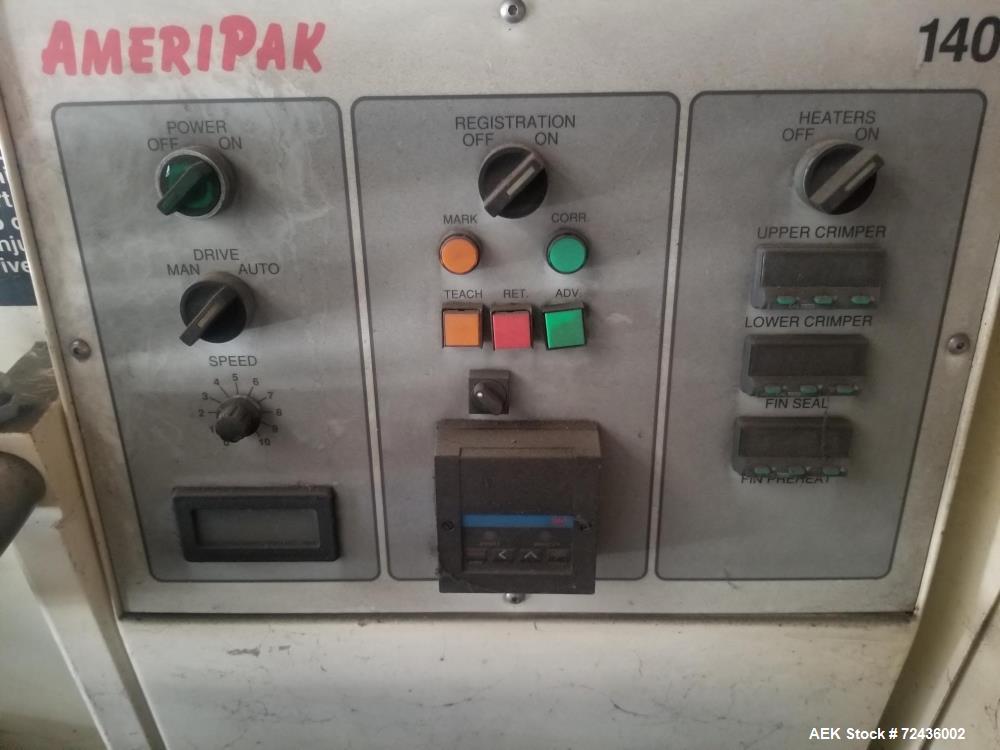 Used Ameripak Model 140 Horizontal Flow Wrapper