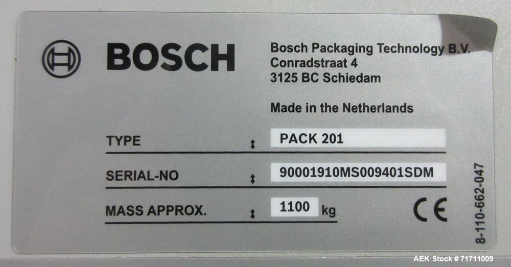 Used Bosch Pack 201HS Horizontal Wrapper