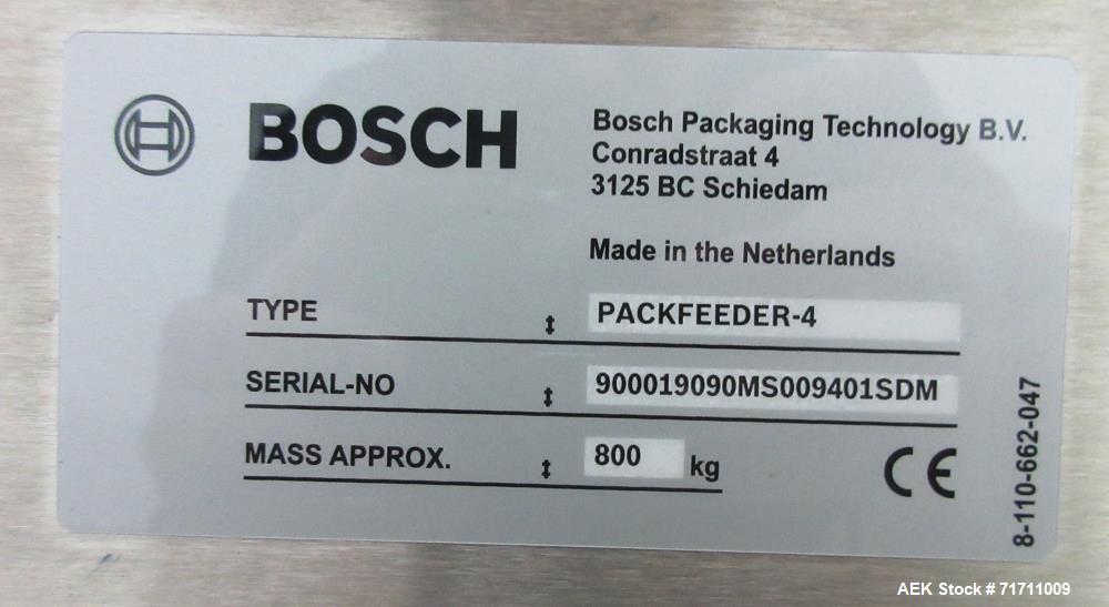 Used Bosch Pack 201HS Horizontal Wrapper
