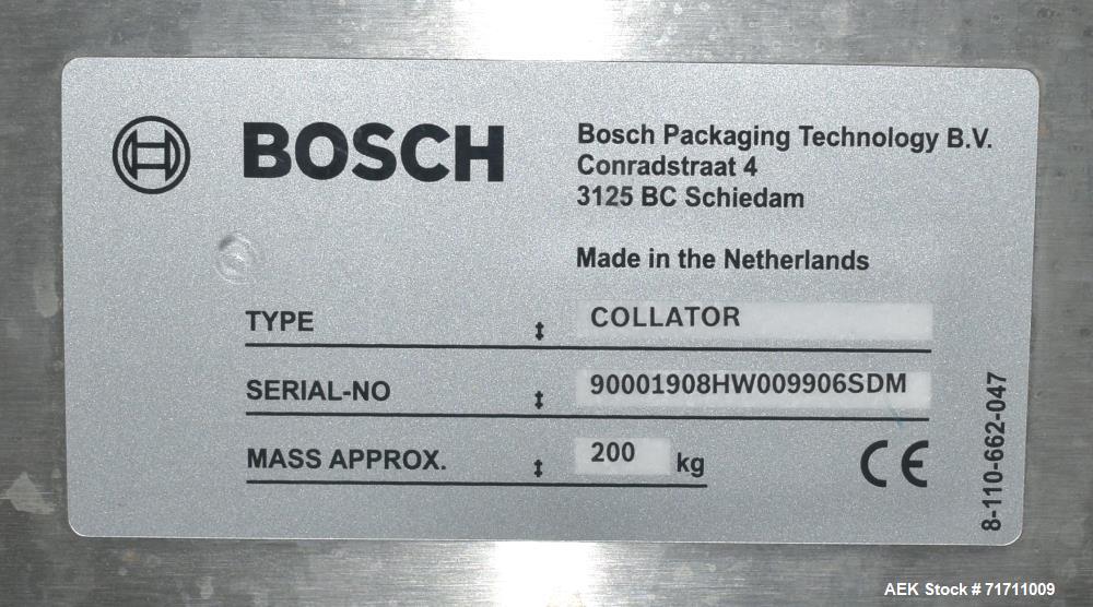 Used Bosch Pack 201HS Horizontal Wrapper